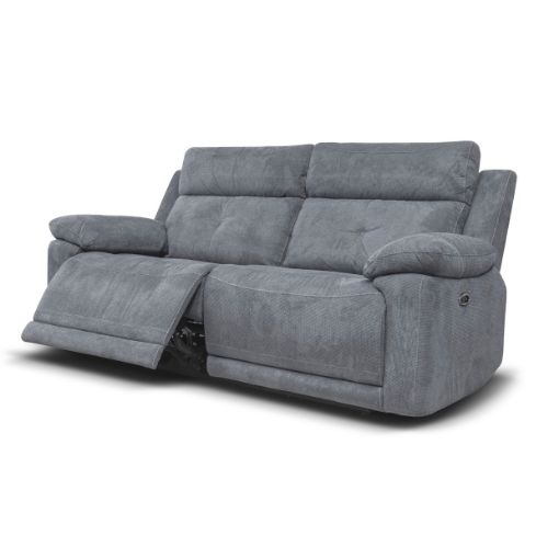 Ancona Fabric Sofa - Pebble Grey