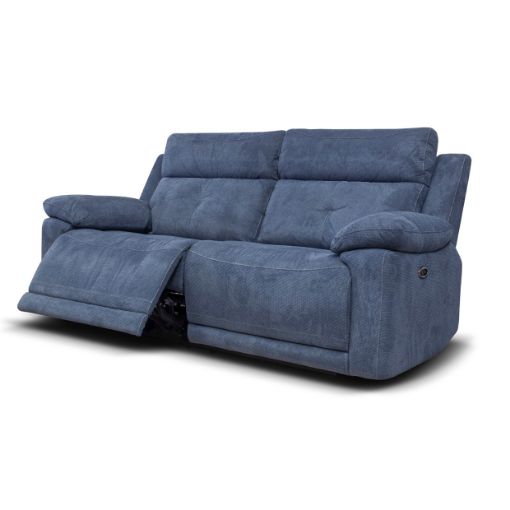 Ancona Fabric Sofa - Azure Blue