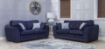 Astrid Fabric Sofa - Midnight Blue 3 + 2