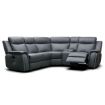 Infiniti Dark Grey Leather Sofa
