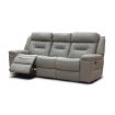 Osbourne Leather Sofa - Taupe Grey