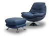 Axis Swivel Chair - Denim
