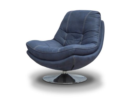 Axis Swivel Chair - Denim 1