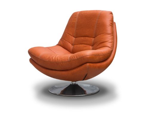Axis Swivel Chair - Pumpkin