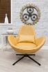 Swirl Swivel Chair - Ochre 2