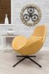 Swirl Swivel Chair - Ochre 3