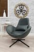Swirl Swivel Chair - Green 1