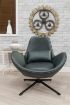 Swirl Swivel Chair - Green 2