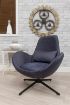 Swirl Swivel Chair - Denim 2