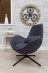 Swirl Swivel Chair - Denim 4