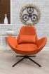 Swirl Swivel Chair - Pumpkin 2
