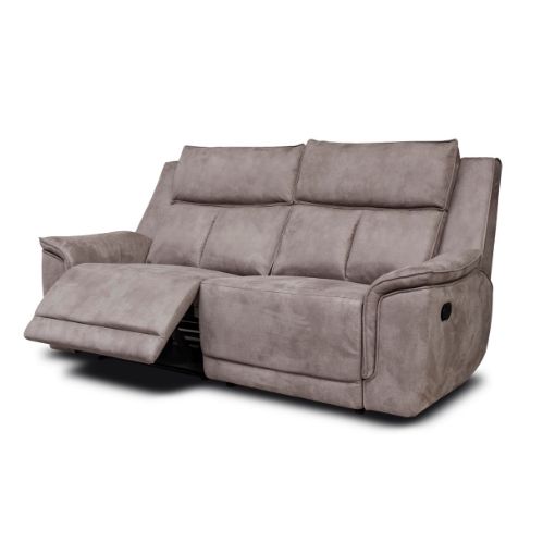 Barello Fabric Sofa Brown Grey