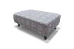 Poppy Footstool & Cushion Set - Grey 3