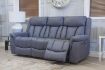 Santino Slate Blue Fabric Sofa 1