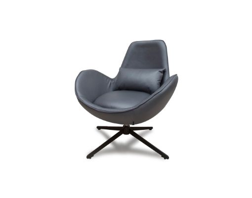 Swirl Swivel Chair - Dark Grey