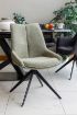 Arco Fixed Dining Chair - Green 2