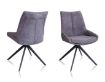 Arco Fixed Dining Chair - Grey 1
