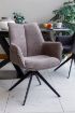 Arco Swivel Arm Chair - Taupe 2