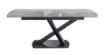 Mirage Extending Dining Table - Dark Grey 5