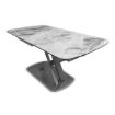 Mirage Extending Dining Table - Light Grey 1