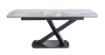 Mirage Extending Dining Table - Light Grey 5