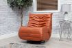 Capri Swivel Rocker Recliner - Pumpkin 2