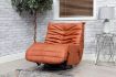 Capri Swivel Rocker Recliner - Pumpkin 3