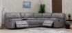 Otto Grey Fabric Corner Sofa 1