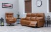 Orbit Saddle Leather Swivel Chair 4