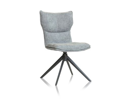 Nero Swivel Dining Chair - Grey