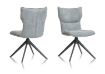 Nero Swivel Dining Chair - Grey 1
