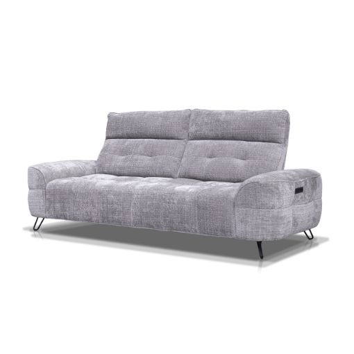 Lush Light Grey - Electric Sofabed