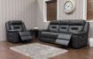 Osbourne Leather Sofa - Dark grey