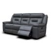 Osbourne Leather Sofa - Dark grey