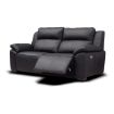 Griffin Black Full Leather Sofa
