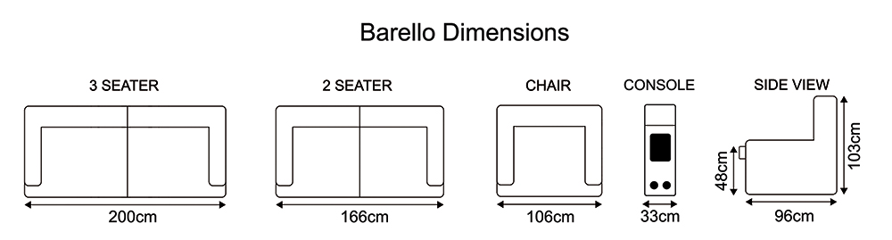 Barello Dimensions